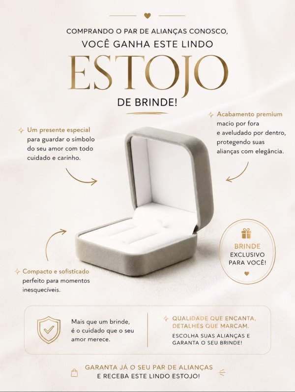Par De Alianças 3mm Chanfrada (Branca)— Prata 950, imagem 5